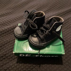P.F. Flyers Black Baby Walker Shoes